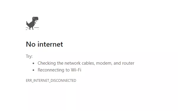 How to Play Chrome’s Hidden Dinosaur Game While Being Connected to the Internet