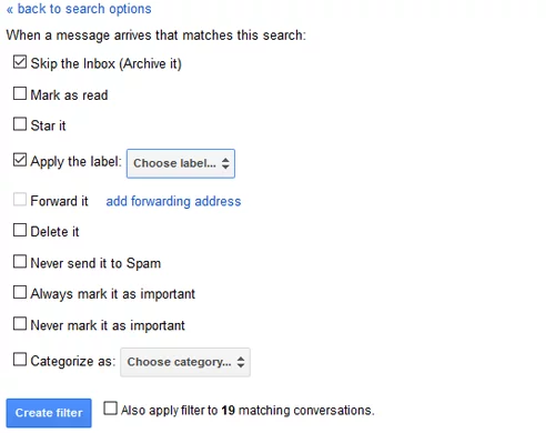 how to hide email in gmail inbox