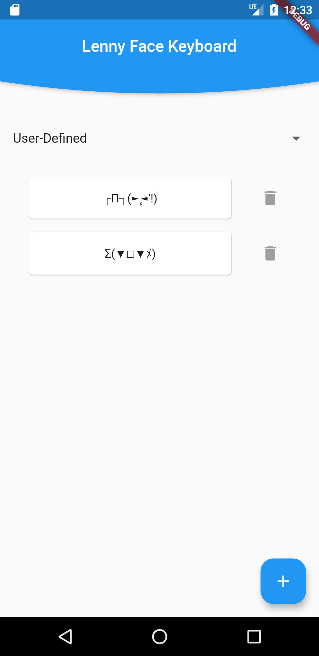 Flutter Lenny Face Keyboard Source Code TL Dev Tech