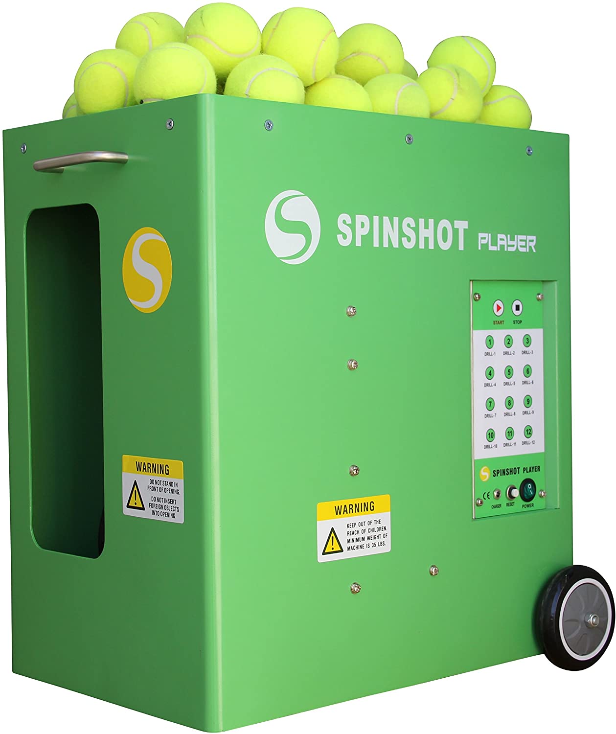 spinshot player tennis ball machine used