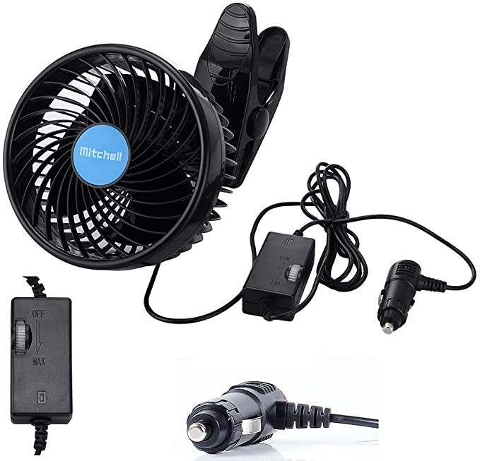 Alagoo 12V 6 Car Cooling Fan