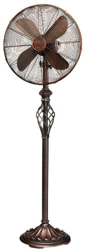 DecoBREEZE Pedestal Fan 3 Speed Oscillating Fan