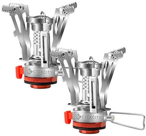 Etekcity Ultralight Portable Outdoor Backpacking Camping Stove with Piezo Ignition (2pack)