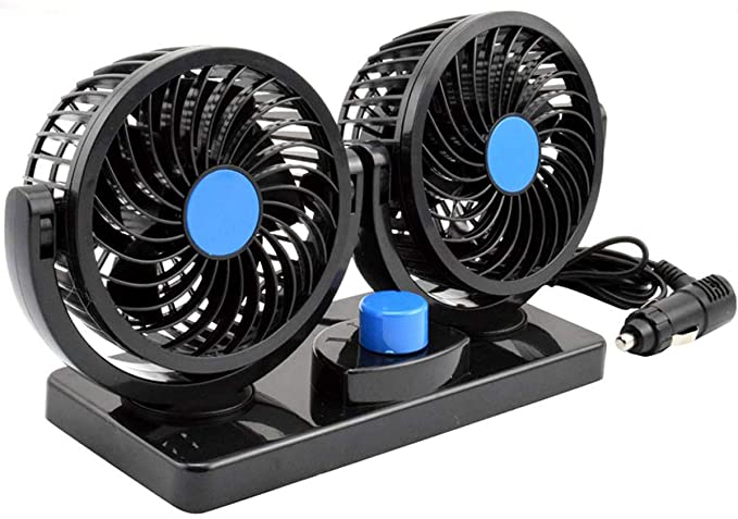 FiveJoy 360 Degree Rotatable Car Fan