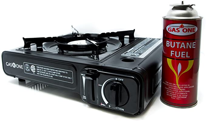 GAS ONE GS-3000 Portable Gas Stove with Carrying Case