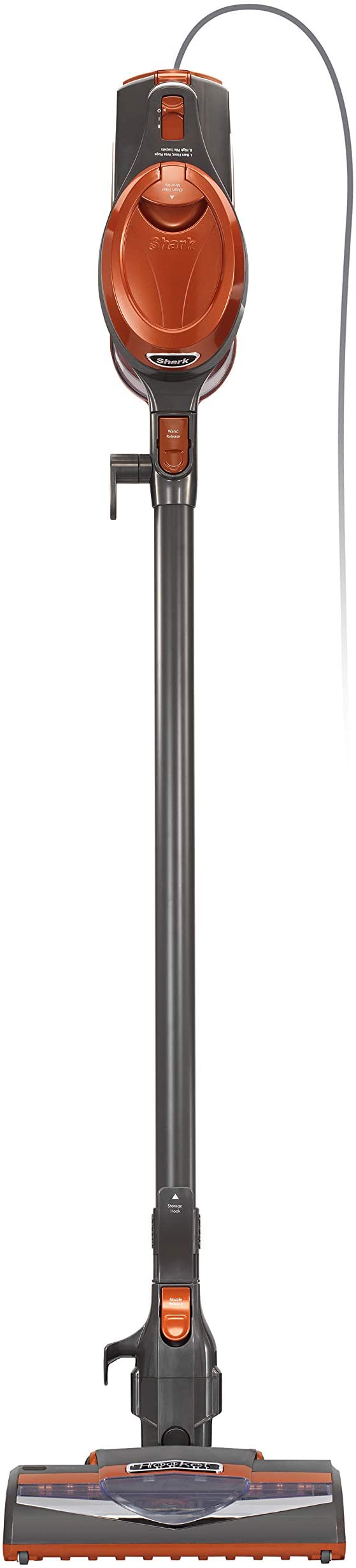 Shark Rocket Corded Bagless Stick Vacuum for Carpet and Hard Floor Cleaning with Swivel Steering (HV302)