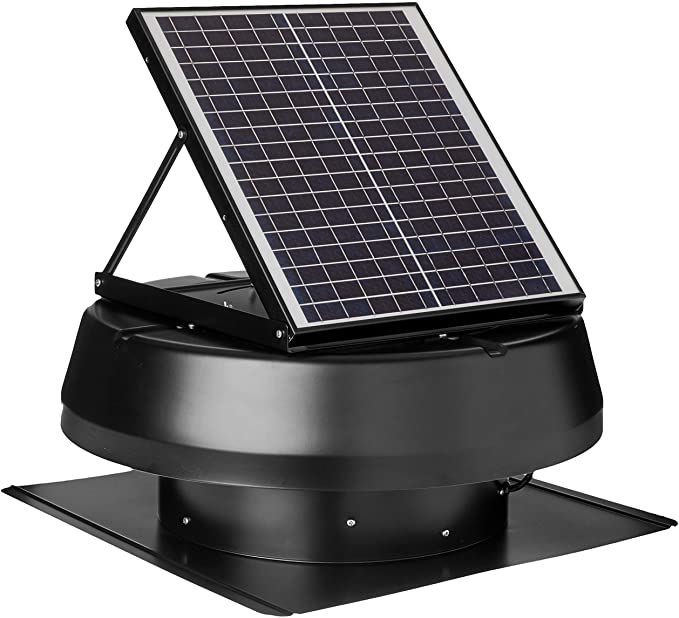 iLIVING HYBRID Ready Smart Thermostat Solar Roof Attic Exhaust Fan