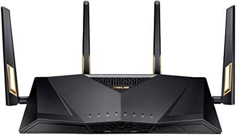 ASUS AX6000 WiFi 6 Gaming Router (RT-AX88U) - Dual Band Gigabit Wireless Router