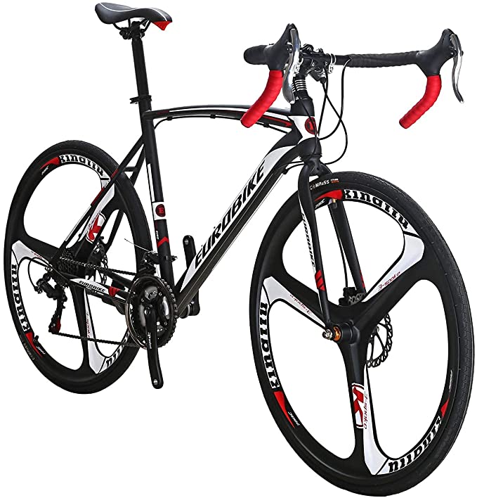 Eurobike 21 Speed Shifting System Road Bike 49/54/56 cm Frame 700C Wheel Adult Road Bicycle