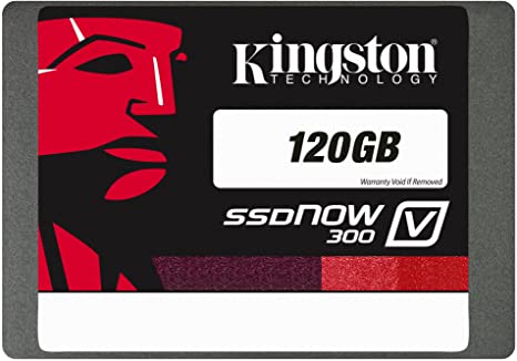 Kingston Digital 120GB SSDNow V300 SATA 3 2.5 (7mm height) Solid State Drive (SV300S37A/120G)