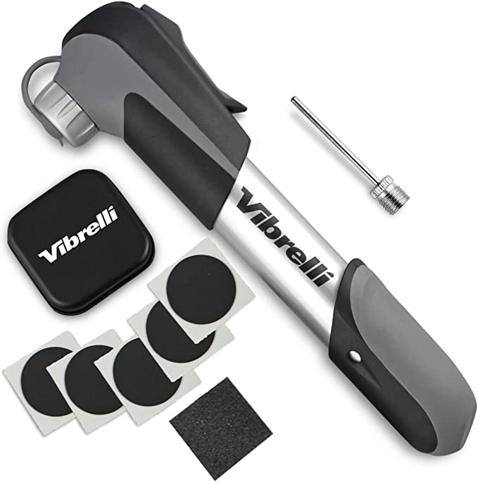 Mini Bike Pump & Glueless Puncture Repair Kit