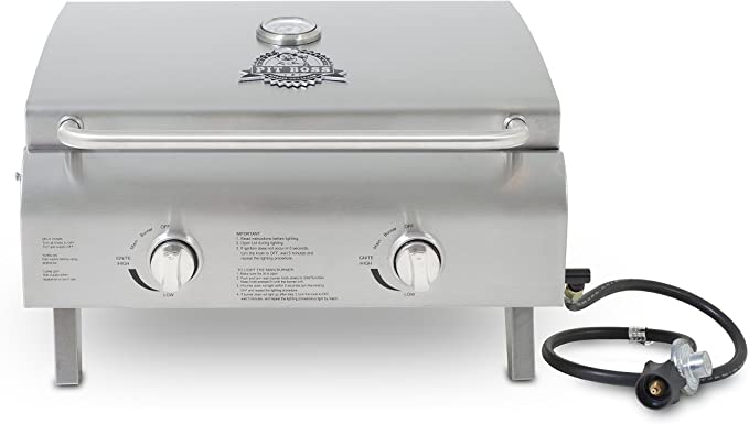 Pit Boss Grills 75275 Stainless Steel Two-Burner Portable Grill
