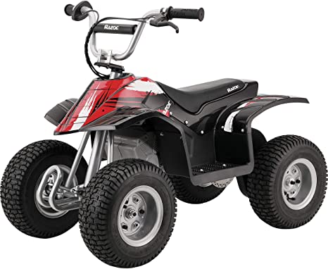 Razor Dirt Quad - 24V Electric 4-Wheeler ATV - Twist-Grip Variable-Speed Acceleration Control
