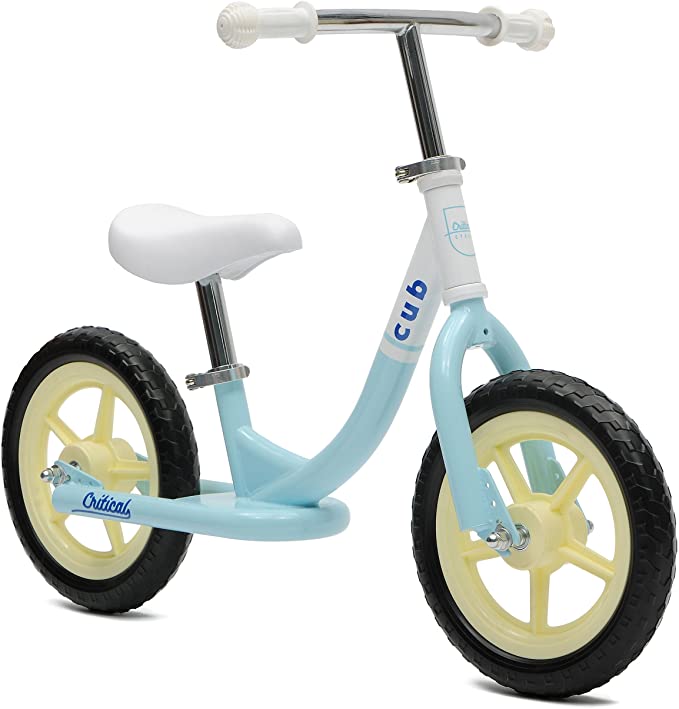 Retrospec Cub Kids Balance Bike No Pedal Bicycle - Beginner Toddler Bike - Steel Frame & Air-Free Tires - Girls & Boys 2-5 Years