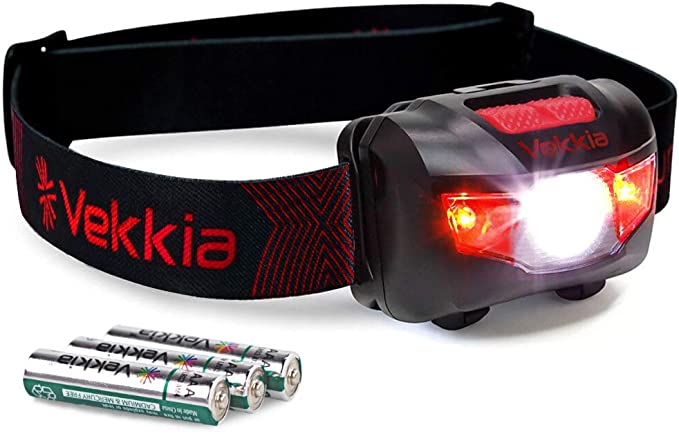 VEKKIA Ultra Bright LED Headlamp - 5 Lighting Modes