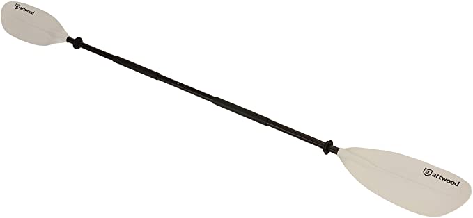 attwood 11768-2 Asymmetrical 2-Piece Heavy-Duty Kayak Paddle with Comfort Grips 7-Feet