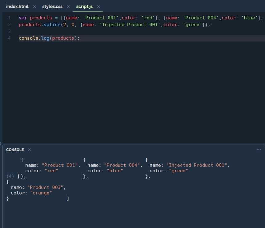 for each index javascript for each index javascript