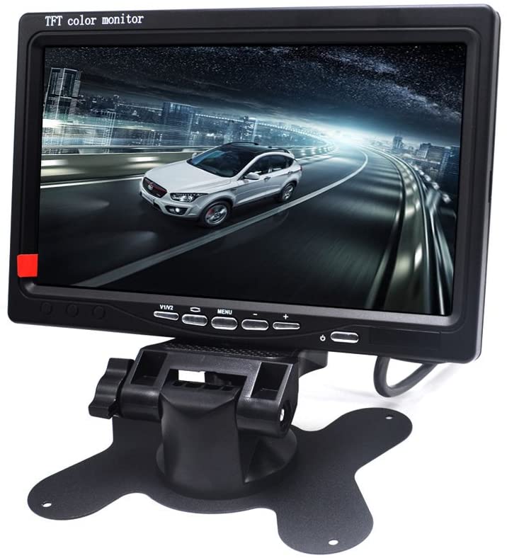 Padarsey 7 Inch LED Backlight TFT LCD Monitor for Car Rearview Cameras