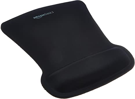 Amazon Basics Gel Computer Mouse Pad with Wrist Support Rest