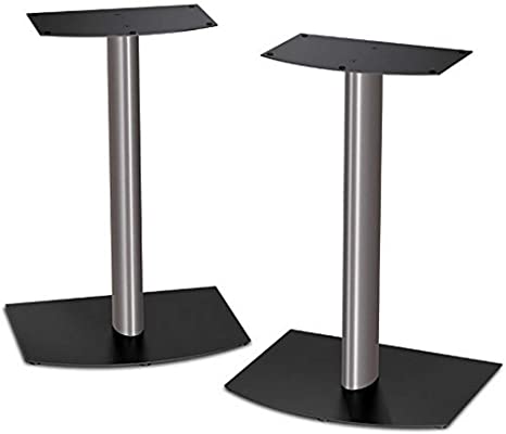 Bose FS-1 Bookshelf Speaker Floor Stands (pair) - Black and Silver