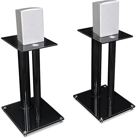 Mount-It! Floor Speaker Stands for Satellite Speakers and Surround Sound (5.1 and 2.1) Systems