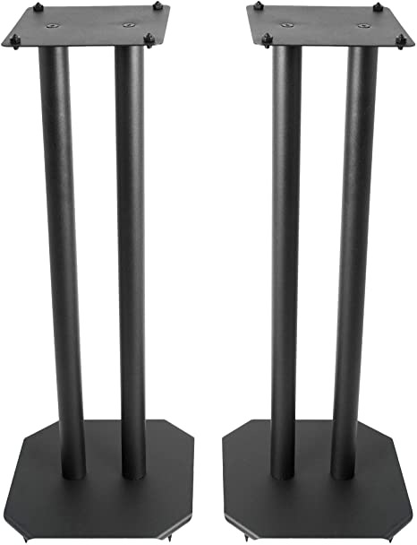 VIVO Premium Universal 25 inch Floor Speaker Stands for Surround Sound and Book Shelf Speakers