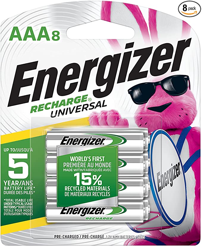 Energizer Rechargeable AAA Batteries