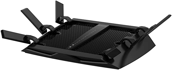 NETGEAR Nighthawk X6 Smart Wi-Fi Router (R8000) - AC3200 Tri-band Wireless Speed (Up to 3200 Mbps) | Up to 3500 Sq Ft Coverage & 50 Devices | 4 x 1G Ethernet and 2 USB ports | Armor Security