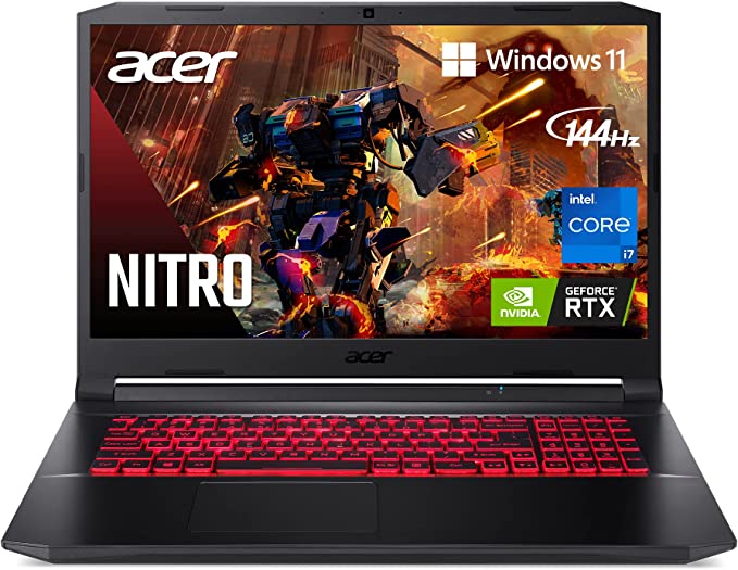 Acer Nitro 5 AN517-54-79L1 Gaming Laptop | Intel Core i7-11800H | NVIDIA GeForce RTX 3050Ti Laptop GPU | 17.3