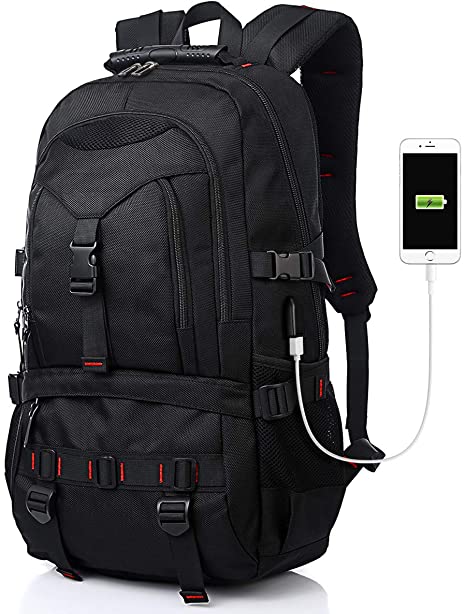 Tocode Laptop Backpack with USB Charging Port & Headphone Port