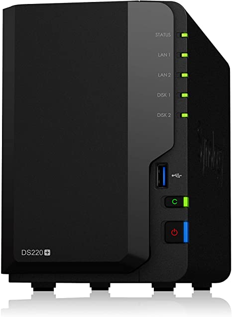 Synology 2 Bay NAS DiskStation DS220+ (Diskless)