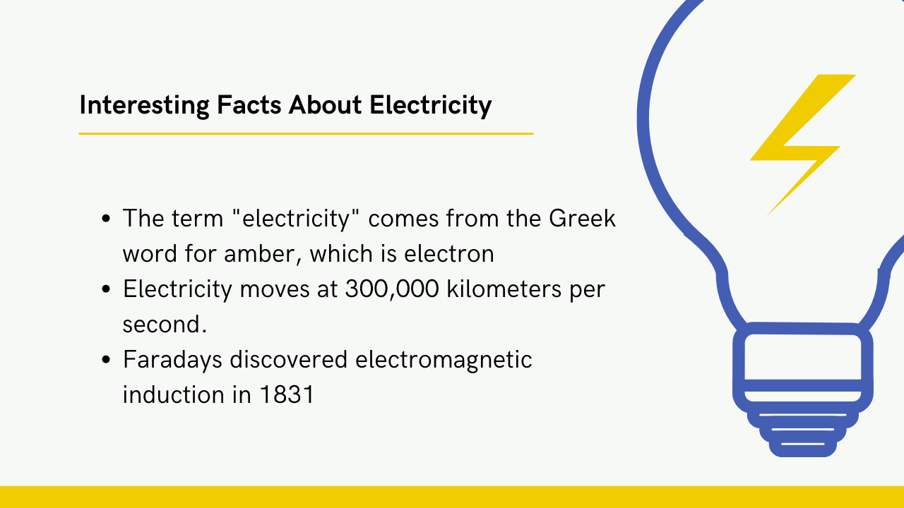 20 Interesting Facts About Electricity TL Dev Tech