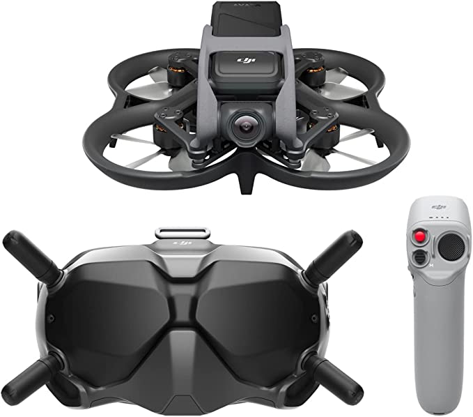 DJI Avata Fly Smart Combo (DJI FPV Goggles V2) - First-Person View Drone UAV Quadcopter with 4K Stabilized Video