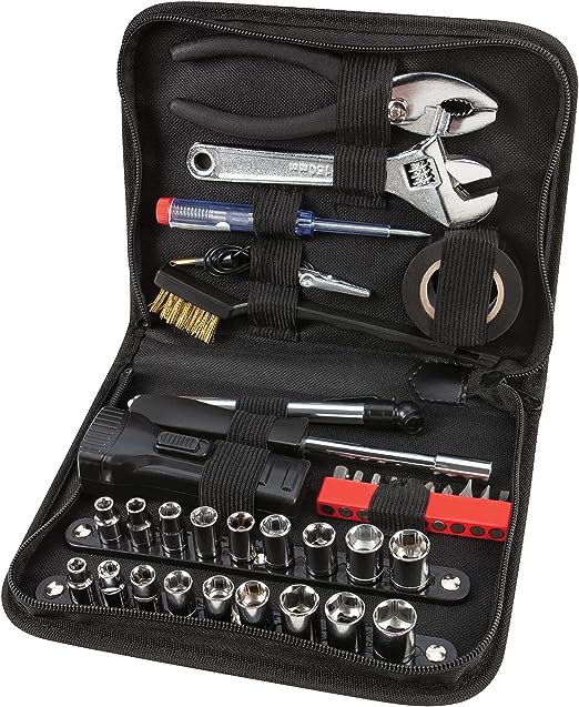 Performance Tool W1197 38 Piece Compact Tool Set with Zipper Case