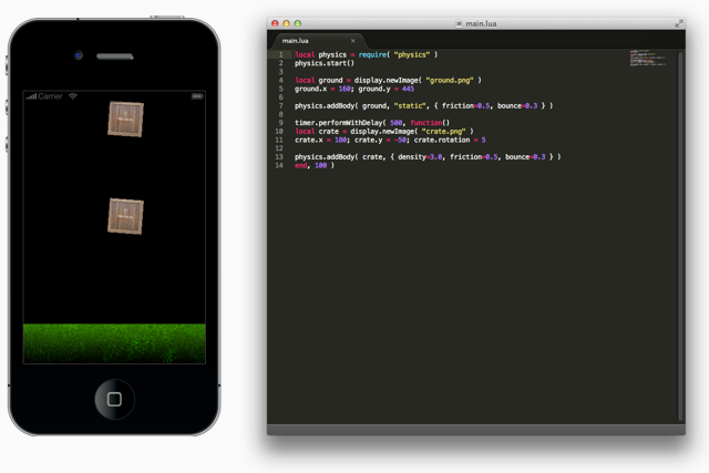 corona sdk