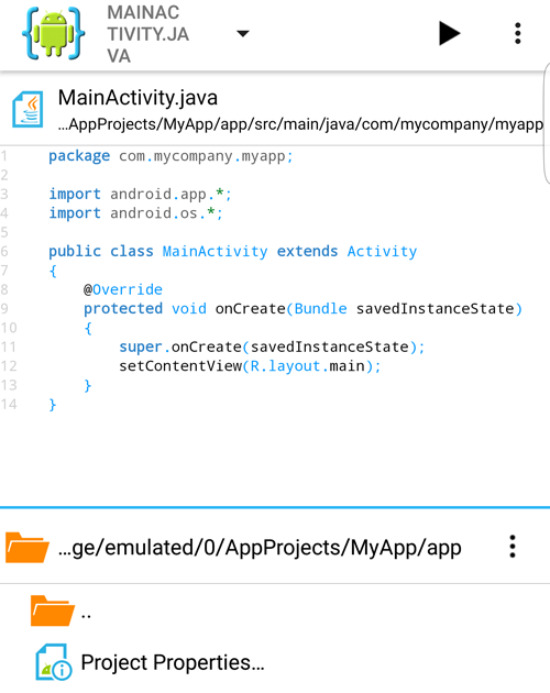 Java Editor