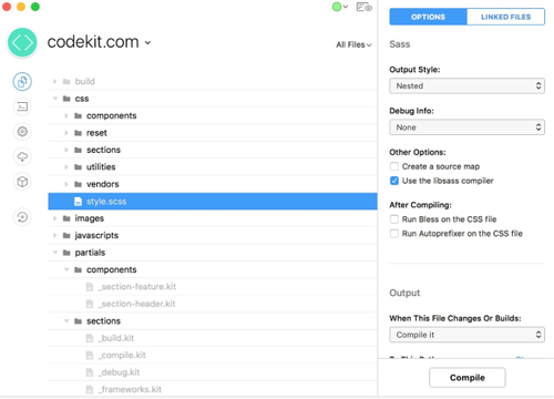codekit upgrade